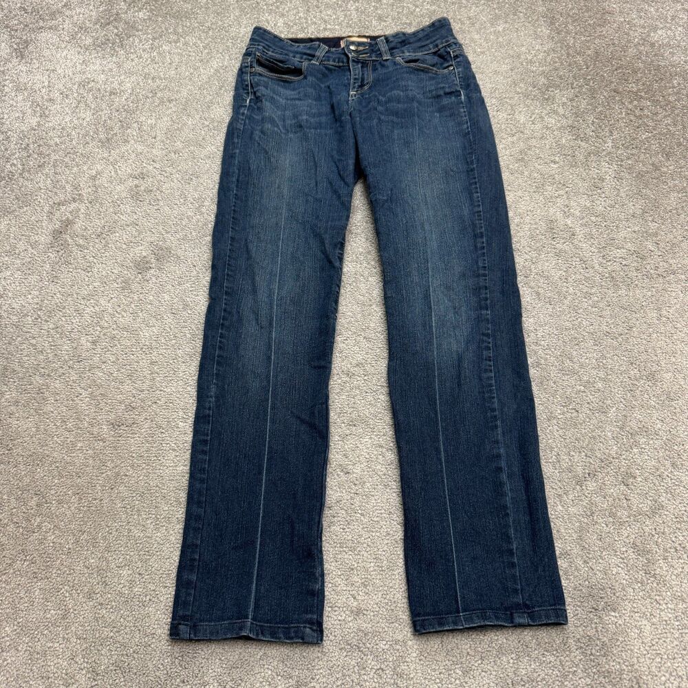 Paige Hidden Hills H.H. Bootcut Denim Jeans Womens 26 Blue Dark Wash Mid Rise